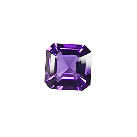 Amethyst asscher/octagon cut - 6mm