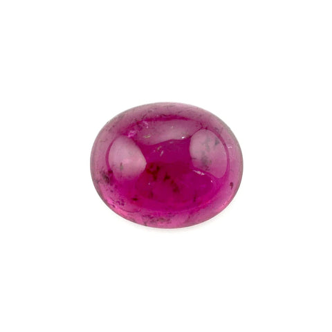 Tourmaline cabochon oval cut - 6x4mm (pink)