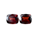 5-Carat Garnet Cushion Cut with Vibrant Red Hues