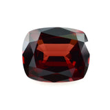 Garnet Red Cushion Step-Cut 11.5x8.5mm Gemstone