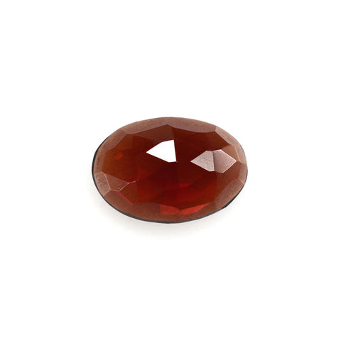 Garnet oval rose cut - 10x8mm