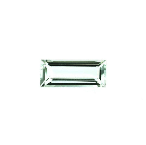 Green amethyst baguette shape - 12x6mm