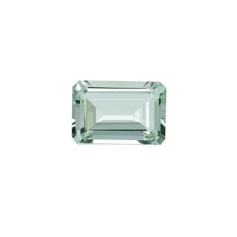 Brazilian green amethyst prasiolite loose gemstone 8x6mm octagon