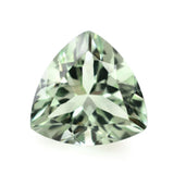 Brazilian prasiolite loose trillion gemstone