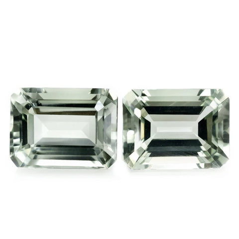 10x8mm natural green amethyst octagon emerald cut gemstone