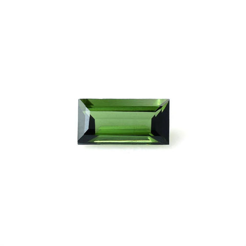 Green tourmaline baguette cut 6x3mm loose gemstones