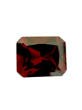 Natural red garnet in a 10x8mm octagon cut
