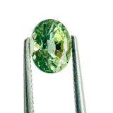 Mint green tourmaline oval cut 7x5mm loose gemstone