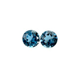 London Blue Topaz round melee gemstones 