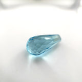 Sky Blue topaz pear briolette cut - 14x7mm