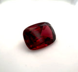 Vibrant Red Garnet Cushion Cut, Weighing 5 Carats