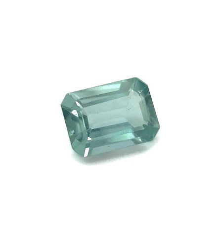 mint tourmaline octagon cut 7x5mm loose gemstone