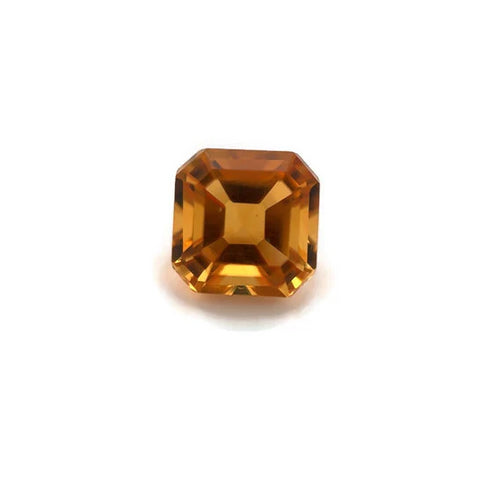 Citrine asscher/octagon cut - 8mm