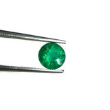 emerald round cut 7mm loose gemstone