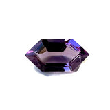 Amethyst hexagon cut 12x6mm loose gemstone