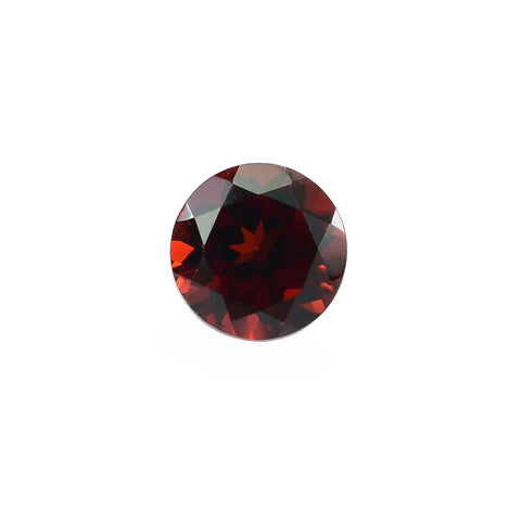 Garnet round cut - 6mm