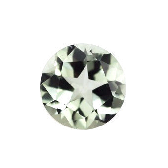 Green amethyst round cut - 09mm