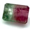 watermelon tourmaline octagon cut 15x10mm loose gemstone