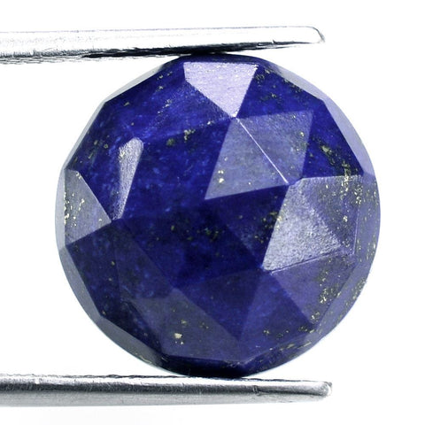 Lapis Lazuli round cabochon - 5mm (checkerboard)