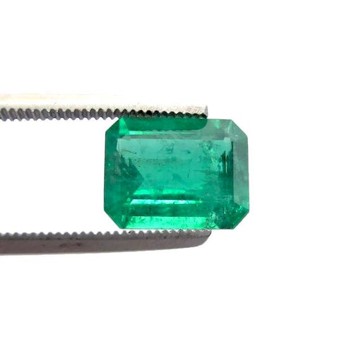 emerald genuine octagon emerald cut 9.7x7.5mm gemstone 