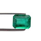 emerald genuine octagon emerald cut 9.7x7.5mm jewel