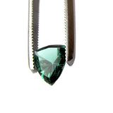 tourmaline green mirror trillion cut 6x5mm coloured gemstone