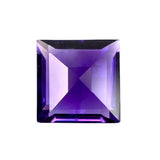 amethyst square cut 7mm natural gemstone
