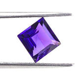 amethyst square cut 7mm extra quality gem