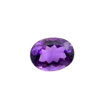amethyst oval shape 10x8mm loose gemstone