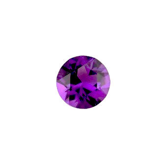 Amethyst round cut - 5mm