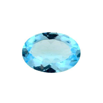 natural sky blue topaz oval cut 9x7mm loose gemstone