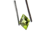 Peridot natural free-form kite 9x6mm gemstone