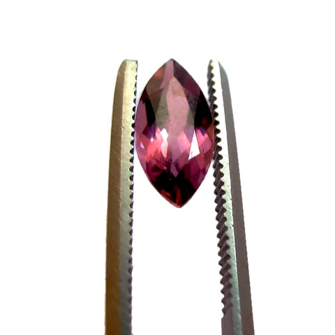 Natural red pinkish rubilite tourmaline marquise cut 10x5mm gemstone