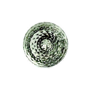 green amethyst prasiolite round portuguese cut 10mm loose gemstone