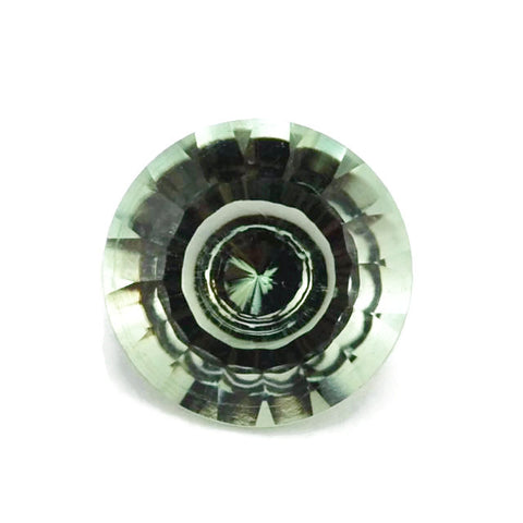 Green Amethyst round cut - 10mm (whirl)