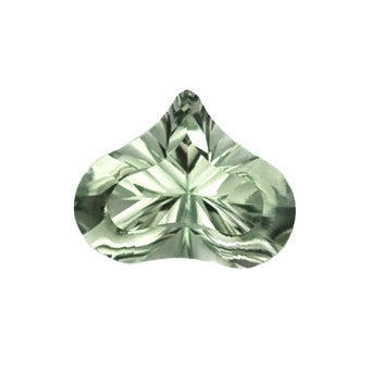 Green Amethyst - Prasiolite - Free form pear shape - 14 x 11 mm