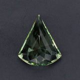natural green amethyst prasiolite pendulum cut loose jewel