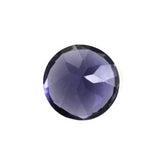 Natural iolite round brilliant cut 6mm loose gemstone