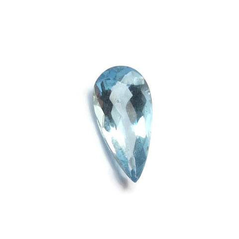 aquamarine pear cut 8.5x4mm  natural gemstone from Brazil
