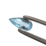 aquamarine pear cut 8.5x4mm genuine jewel