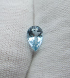 aquamarine pear cut 8x5mm gemstone from Brazil