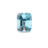 aquamarine octagon natural stone 10x8mm