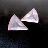 rose quartz pendulum step-cut pink stone