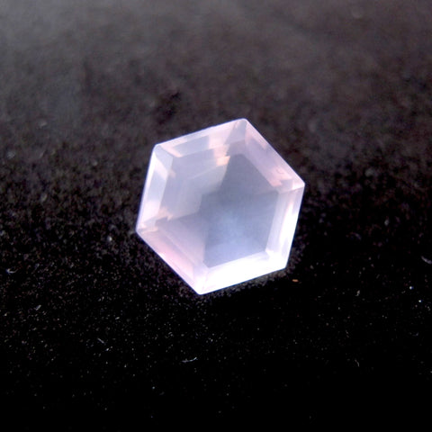 rose quartz hexagon 10mm natural stone