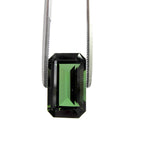 tourmaline green emerald octagon cut 14x8mm natural stone