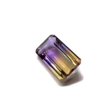 ametrine bi-color purple yellow emerald octagon 14mm loose gemstone