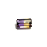 ametrine bi-color purple yellow emerald octagon 14mm precious stone