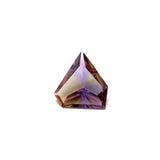 ametrine purple yellow 18mm pentagon free form natural stone