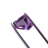 amethyst pentagon cut free-form 14mm natural loose gemstone