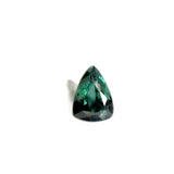 tourmaline green-bluish teal trillion cut 7x5mm loose gemstone